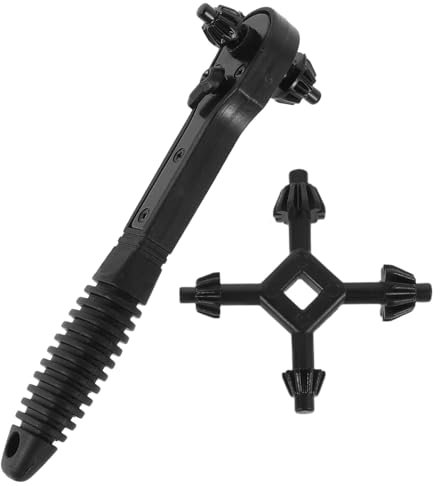 VALICLUD 2pcs Dual Ratchet Chuck Key Wrench Drill Spanner for Electric Drills Power Tools Construction Enhanced Work Efficiency Multisize Compatibility