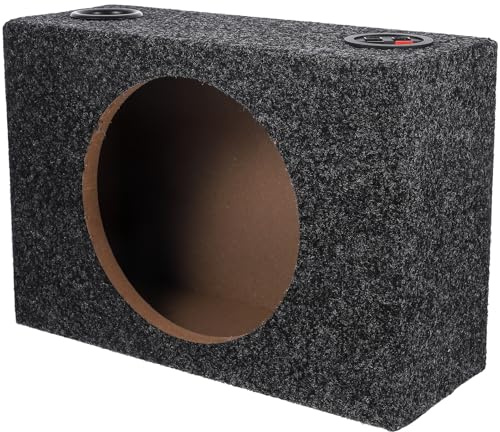 Mipcase Caisson De Basses Scellé 8 Pouces Tapis De Moquette Caisson pour Subwoofer Voiture DIY Caisse Audio Voiture Compatible Multi-modèles Extension Sonore Usage Automobile