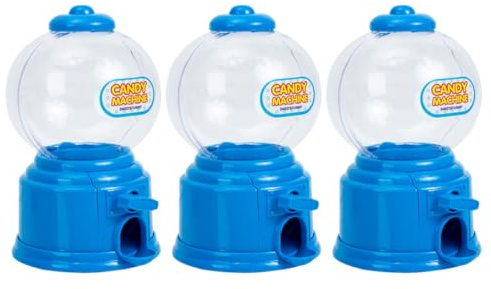 ARTSEWPLY 3pièces Distributeur Chewing Gum Automatique pour Garçon Fille Mini Distributeur de Bonbons Plastique pour Cadeaux et Sachets de Friandises