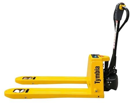 Tymbia Transpaleta Eléctrica, 1500 kg, 48V/10Ah, Litio, 550x1150 mm con Batería Extraíble