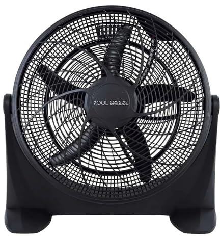 ALMALUX Ventilador de Suelo 12 KOOL BREEZE | 73W y 3 Velocidades | Inclinación Ajustable 90°