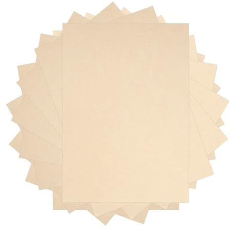10 Piezas Papel Pergamino Antiguo Beige Estilo Vintage | Bordes Rizados, Ligero y Portátil, Resistente al Desgarro, para Pergaminos de Poesía y Ceremonia Ritual