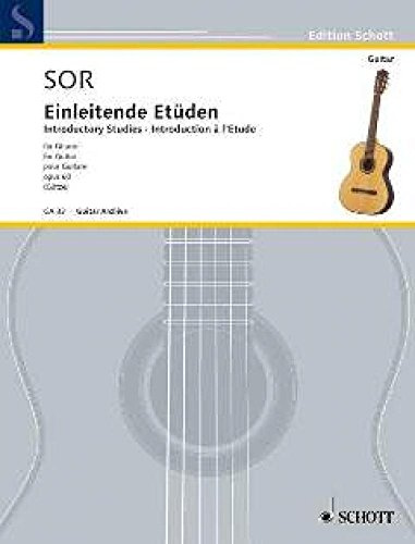 Etudes Op.60 (Einleitende etüden)-Rév.Götze - Guitare: op. 60. guitar.