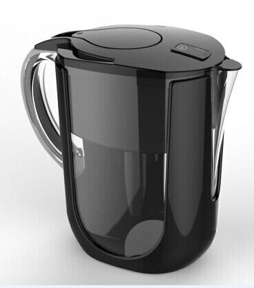 Jarra De Agua Alcalina Dieta Alcalina Con Inicador Digital De Recambio De Filtro.Dos Filtros Nuevo modelo 2019. Negro