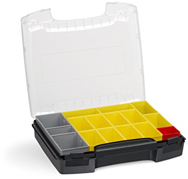 Ordnungssystem für Schrauben | i-BOXX (schwarz) mit Insetbox B3 | Ideal für i-BOXX RACK & LS-BOXX | Ideale Schrauben Aufbewahrung Box