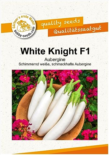 Gemüsesamen White Knight F1 Aubergine Portion