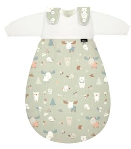 Alvi Baby-Mäxchen Schlafsack 3-teilig Design Baby Forest (Größe 50/56)