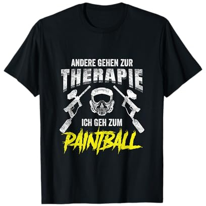 Andere gehen zur Therapie ich geh zum Paintball T-Shirt