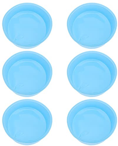6 Pezzi Stampo Per Dolci in Silicone Fodera Per Cupcake Tortiera in Silicone Per Torte Tazze Di Muffin Da Forno Tortiera Piccola Sapone Strumento Di Cottura Gel Di Silice