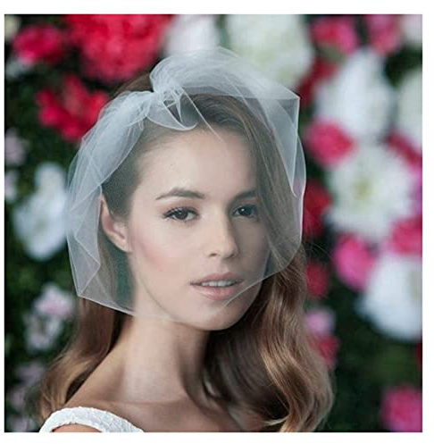 Brautschleier Bridal Birdcage Schleier Birdcage Blusher Tüll Braut Birdcage Schleier Tüll Schleier Hochzeit Zubehör Bridal-Schleier, Hochzeiten & Events billig Bridal-Schleier, hochwertige Hochzeiten