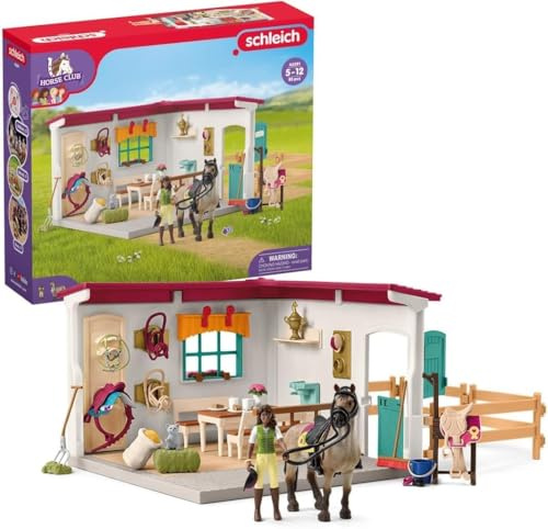 Schleich 42591 Guadarnés, a Partir de 5 años, Horse Club - playset, 42 x 25 x 19 cm