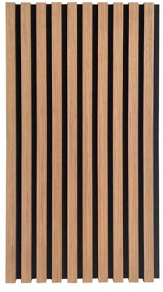 Home Deluxe - Akustikpaneel SONIC Oiled Oak - 12 Paneele, Holz aus MDF, Filz aus Polyester, auf- und nebeneinader platzierbar I Schallschutzpaneel Akustikplatten Wandpaneel