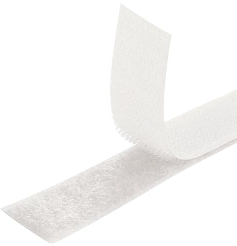 MARARDI Klettband [Weiß] Klettverschluss zum Nähen Doppelseitig [10 Meter x 30 mm] Hook and Loop [NICHT KLEBEND] Extra Starker und Beständig Streifen zum Bekleidung Basteln Heimwerken