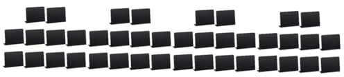EXCEART 40 Stk Hochzeitsdekoration preisschilder geburstagsdeko platzsparende hochzeitsdeco dekoteller Etikett Heimdeko Kreide Tafelständer Preisliste Nachrichtentafel kleine Tafel PVC