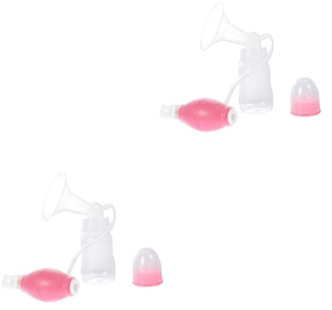 ifundom 2sets Tiralatte Manuale Portatile e Facile Da Usare Mano Design Rimovibile Per Pulizia Veloce Per Esterni e Interni Contenitore Per Latte Materno Per Nuove Mamme