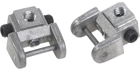 Qianly 2Pcs Scroll Saw Blades Holders Wire Saw Clamps Pin-Less Adapter Universal Conversion Kits