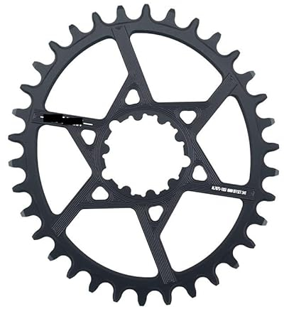 Kettenblatt,Fahrrad Kettenblatt MTB CRANKSET OVAL GXP Schmale Weitketten- / Kettenring-Ring-Fahrradkettenrad/Kettenrad 0mm Offset 32T-40T(Color:36T)