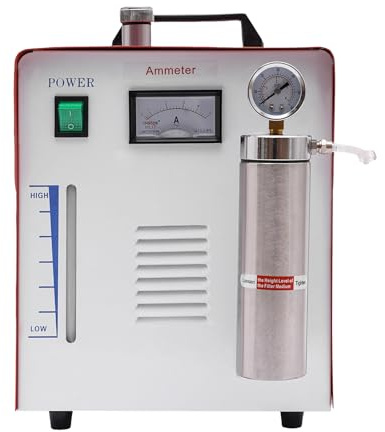 75L/H Sauerstoff HHO Gasflamme Generator,220W Sauerstoff Wasserstoff Hho Gasflamme Generator Polierend Maschine (Orange)