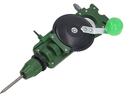 Trapano a Mano Manuale, Trapano a Manovella Multifunzionale per Vetro Ceramica Foro Taglio Coltello Forbici Affilatura, per Pannello in Fibra di Vetro, Pannello in Plastica