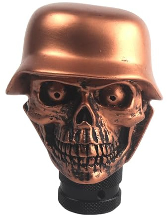 Totenkopf Schaltknauf, Schädel Schaltknauf, Schädel Auto Schaltknauf, Auto Skull Schaltknüppel Shifter Knob Tuning Adapter, Auto Schaltknauf Deko, Schalthebel Zubehör, Autoinnenzubehör