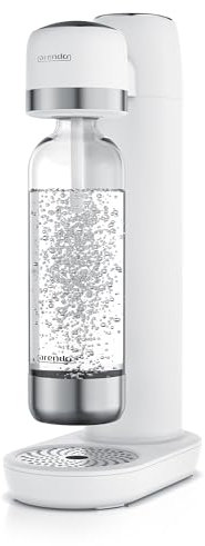 Arendo - Soda Maker Wassersprudler – inkl. 1000 ml Wasserflasche BPA frei – fein dosierbar – Soda Streamer kompatibel mit 60 l CO2 Zylindern