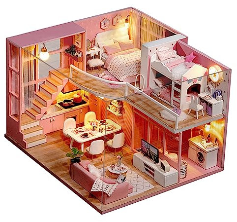 JOINPAYA 1pezzi Casa Per Cottage Assemble Per Attività Immaginativo e Decorazione
