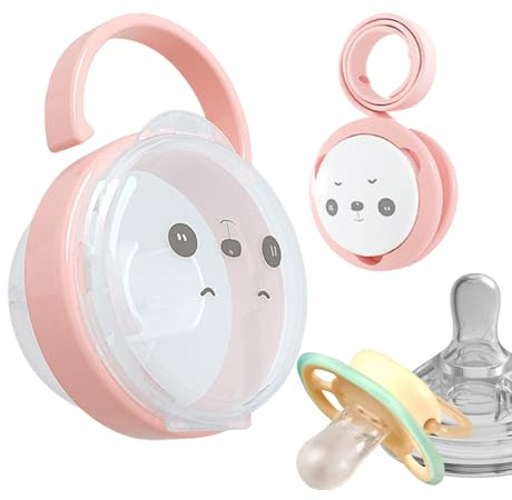Pacifier Holder, Pacifier Cover Panda Mönster PACIFIER CHAIN ​​BOX SET