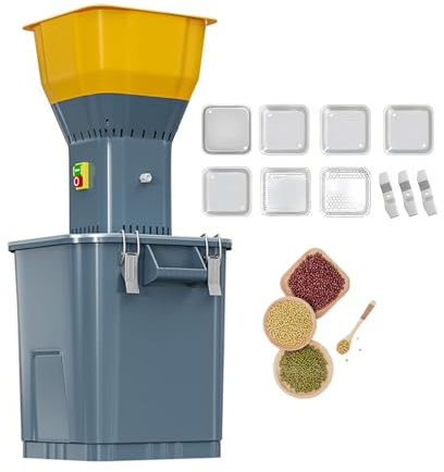 Molino Eléctrico 1300W 30L/45L – Molino de Maíz, Trigo, Especias y Café, Alta Velocidad, Portátil y Compacto(30L)