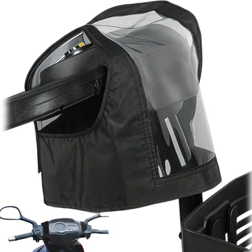 1Pcs Control Panel Waterproof Cover,Mobility Scooter Control Panel Cover,Universal Tiller Top Protection Console Cover Accessories for Elderly Mobility Scooter Electric Wheelchair Storage Arm Joystick