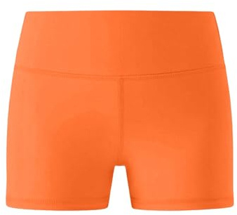 TYUSGH Pantalones cortos de ciclismo para niñas, para bailar, yoga, gimnasia, ciclismo, adolescentes, correr, gimnasio, atletismo, pantalones deportivos para adolescentes, ropa deportiva, naranja, 11