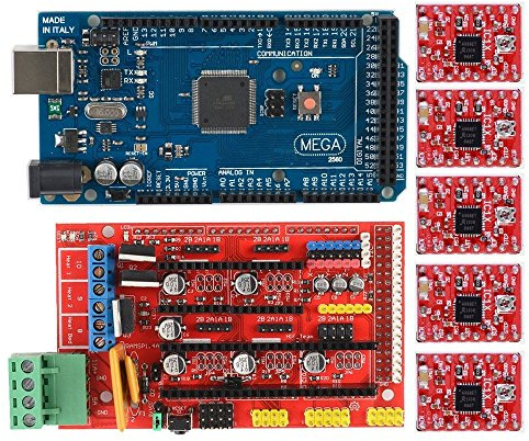 satkit Pack RepRap RAMPS 1. 4 + Arduino Mega + 5 Kontrolle Schritt für Schritt A4988