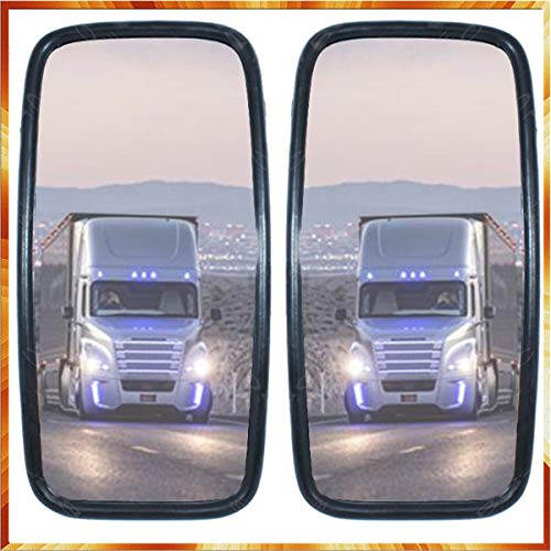 Lot de 2 rétroviseurs extérieurs, latéraux, universels, pour camion, bus, 36 x 18 cm, avec marque d'homologation E