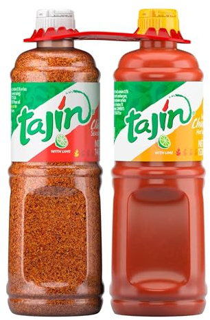 Tajín Clásico Gewürz 440 ml und Tajín Fruchtige Chamoy Sauce 446 ml Bundle (2 Stück)