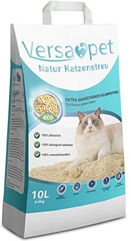 Versapet TOFU Katzenstreu Naturstreu klumpend Bio Klumpstreu 4,6 kg