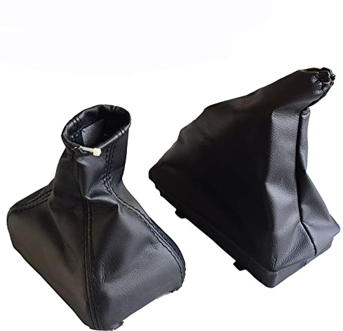 Soufflet de levier de vitesse en cuir pour Opel Corsa C (01-06) Tigra B (04-12) Combo C (01-11) (ensemble de soufflet de vitesse)