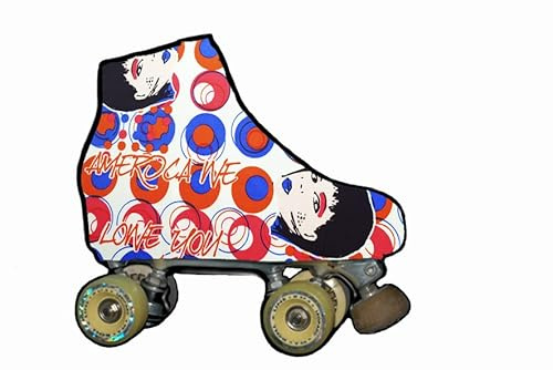 SILVYE - Fundas Cubre Patines con EXCLUSIVOS Estampados para Patinaje ARTÍSTICO NOVEDADES 2019-2- (Talla M, 00084)