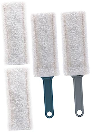 NUOBESTY 1 Juego Cepillo para Quitar El Polvo Plumero para Persianas De Coche Plumero para Persianas Venecianas Ventiladores De Techo Aire Acondicionado Ligero Telaraña Hilado