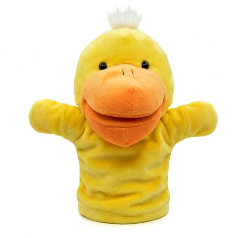 LOMTRATS Marionette a Mano con Animali per Bambini,Il Bambino Include Lupo Leone ecc.Bocche Aperte Mobili,Perfette per Raccontare storie,Insegnare,Scuola Materna,Regali di Compleanno