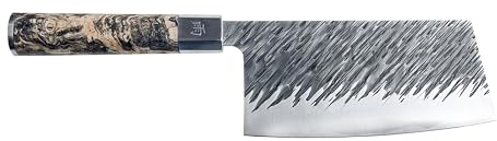 Satake Ame Chinesisches Kochmesser, 17 cm - Küchenbeil für viele Zwecke - Chinese Knife - Vielfältiges Messer/Hackmesser