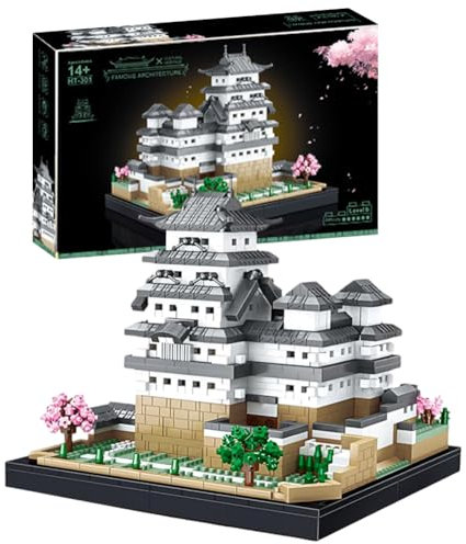 QYEHF Modellbausatz für Erwachsene, Architecture Burg Himeji, Himeji Castle 1746PCS Bauset, für Liebhaber Japans, berühmte japanische Gebäude,berühmte japanische Gebäude