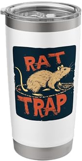 Cool Rodent Trap for Rats and Mouses Lovers Stainless Steel Insulated Tumbler