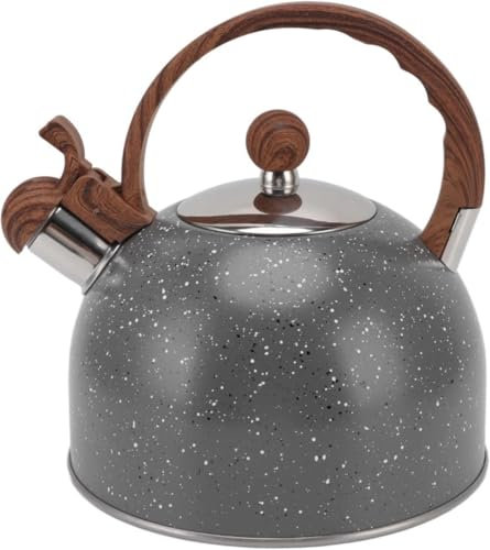Infuser teapot,tea brewer,Whistling Tea Kettle, 304 Stainless Steel 2.5L Stovetop Teapot Kettle with Anti Scalding Handle Whistle Kettle for Electric,Gas, Electric Ceramic, Induction and Halogen Stove