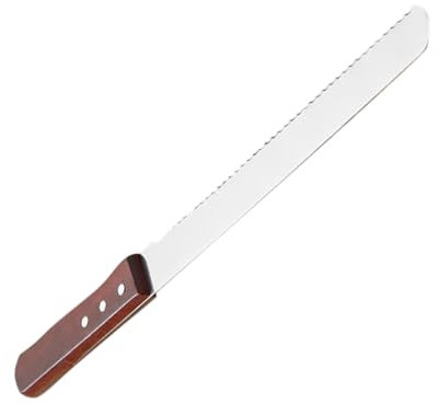 Alipis Cuchillo De Pan De Acero Inoxidable Cortador De Pan Para Hornear Herramienta Para Cortar o Pasteles Para Uso Cocina
