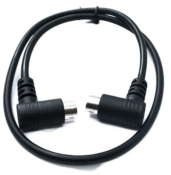 System-S Cable S-Video de 180 cm DIN de 9 pines macho a macho, doble ángulo