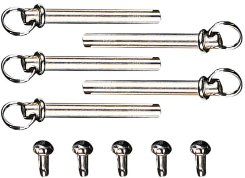 Gatuida Kit di Riparazione Rivetti per Albero in Acciaio Inossidabile per Ventagli Pieghevoli 5 Set, Accessori per Manutenzione e Fai da Te