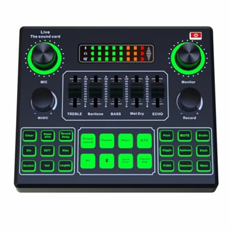 HD-Soundkarte, Live-Soundkarten, Externer Audio-Mixer for Rundfunkaufnahmen, Heim-KTV, Spielmusik, Sinn, PC-Telefon