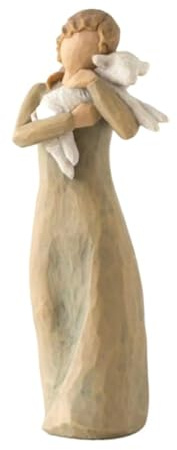 Set presepe Born Scene Willow-Tree Figure Presepe Resina Presepe con Figure Presepe di Natale Presepe Resina Sacra Famiglia Decorazione (1 pezzo)