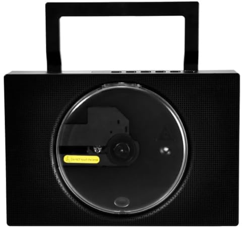 TsoLay Lecteur CD Portable Rechargeable, Lecteur CD Portable sans Fil avec Deux Enceintes HiFi Et Télécommande, Compatible CD, MP3, WMA, Connexion Bluetooth 5.1 pour La Maison Et Les Déplacements