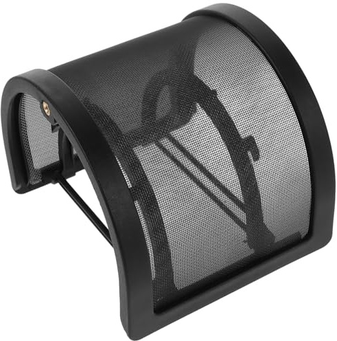 YARNOW Popfilter Mikrofon Windschutz U Förmiger Metall Popschutz Großformat für Gesangsaufnahme Podcast Streaming Studio