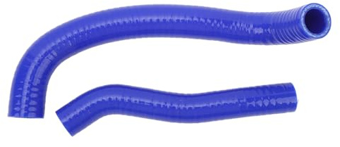 Manguitos de Silicona para Radiador, Kit 2PCS, Resistentes y Sellados, Para ATV Arctic Cat DVX - 400 2007-2008 - Alta Resistencia al Calor y Presión, Prevención de Fugas (Azul)